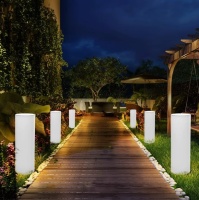 Светильник Цилиндр 30х75 питание от 220, RGB