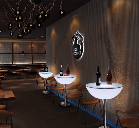 Комплект светящейся мебели Стол+2 стула V2 Комплект светящейся мебели Стол+2 стула V2